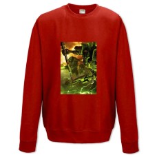 Sweatshort with Print Warhammer Print - XS  red