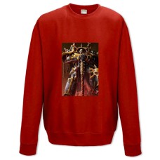 Sweatshort with Print Warhammer Powerful Hero - XS  red