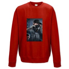 Sweatshort with Print Watch Dogs Hero Print - XS  red