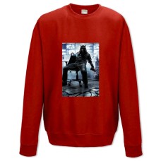 Sweatshort with Print Watch Dogs Print - XS  red