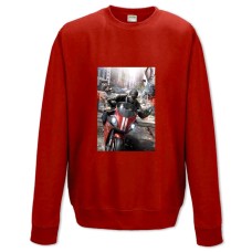 Sweatshort with Print Watch Dogs Theme - XS  red