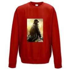 Sweatshort with Print Watch Dogs Theme Hero - XS  red