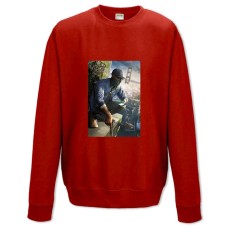 Sweatshort with Print Watch Dogs Theme Hero Print - XS  red