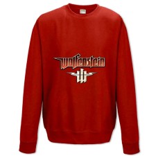 Sweatshort with Print Wolfenstein Logo - XS  red