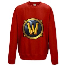 Sweatshort with Print World Of Warcraft Logo - XS  red