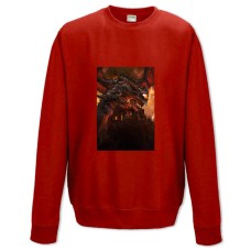 Sweatshort with Print World Of Warcraft Dragon - XS  red