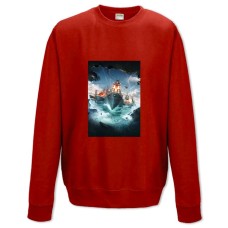 Sweatshort with Print World Of Warships Cute Print - XS  red