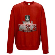 Sweatshort with Print World Of Warships Logo - XS  red