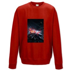 Sweatshort with Print The Witcher Sign - XS  red