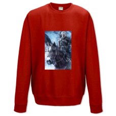 Sweatshort with Print The Witcher Hero Geralt Of Rivia - XS  red