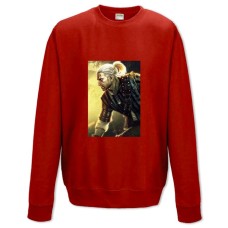 Sweatshort with Print The Witcher Geralt Print - XS  red