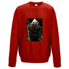 Sweatshort with Print The Witcher Hero Geralt Of Rivia - XS  red