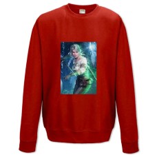 Sweatshort with Print The Witcher Hero Ciri - XS  red