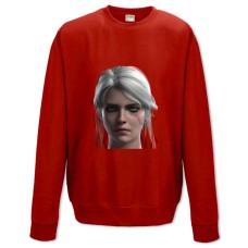 Sweatshort with Print The Witcher Ciri Printt - XS  red