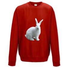Sweatshort with Print White Rabbit - XS  red