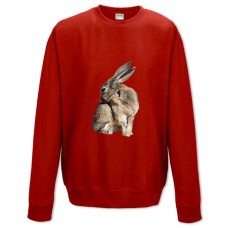 Sweatshort with Print Wild Rabbit Scratches - XS  red