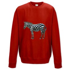 Sweatshort with Print Zebra - XS  red