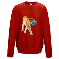 Sweatshort with Print Tiger Walks - XS  red