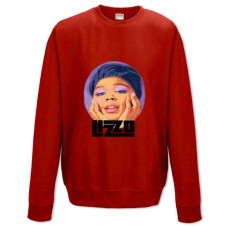 Свитшот с принтом ЛИззо 2 - XS красный