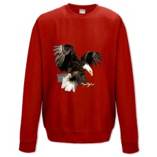 Sweatshort with Print Eagle Hunts - XS  red