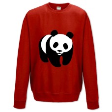 Sweatshort with Print Famous Panda - XS  red