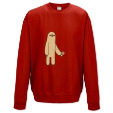Sweatshort with Print Sloth With Ice Cream - XS  red
