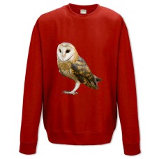 Sweatshort with Print Brown Owl - XS  red
