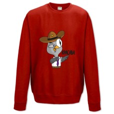 Світшот з принтом Красава - XS червоний