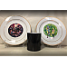 Plate with print -