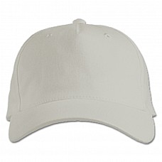 Baseball cap with Print - white