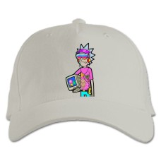 Baseball cap with Print Rick And Morty Ricks Style - white