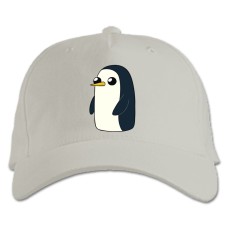 Baseball cap with Print Adventure Time Penguin - white