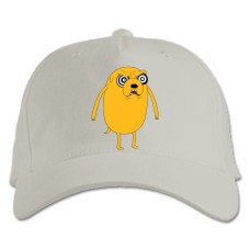 Baseball cap with Print Adventure Time Hypno Jake - white