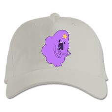 Baseball cap with Print Adventure Time Scary Lumpy Space Princess - white
