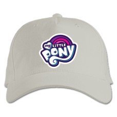 Кепка з принтом Дружба Це Диво. Моя Маленька Поні Лого - біла