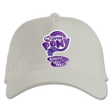 Кепка з принтом Дружба Це Диво. Моя Маленька Поні Раріті Краща Поні - біла