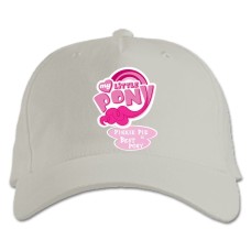 Кепка з принтом Дружба Це Диво. Моя Маленька Поні Пінкі Пай Краща Поні - біла