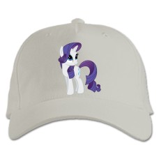 Кепка з принтом Дружба Це Диво. Моя Маленька Поні Красива Рідкість - біла