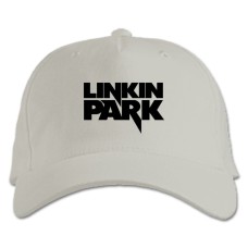 Бейсболка с принтом Линкин Парк 2 - белая