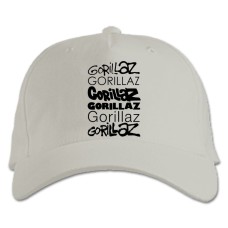 Baseball cap with Print The Gorillaz 2 - white