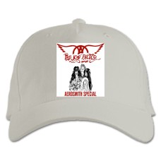 Baseball cap with Print Aerosmith - white
