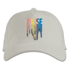 Бейсболка с принтом Мьюз - белая