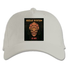 Бейсболка с принтом Козак Систем - белая