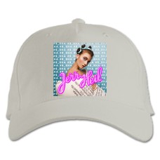 Бейсболка с принтом Джерри Хейл - белая