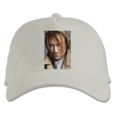 Бейсболка с принтом Олег Винник 2 - белая