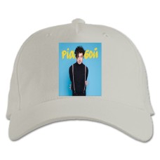 Бейсболка с принтом Пианобой 2 - белая