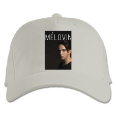 Бейсболка с принтом Меловин - белая