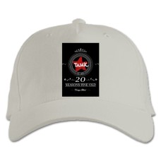 Baseball cap with Print Tnmk - white