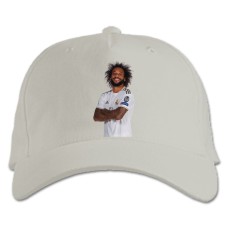 Бейсболка с принтом Марселло Виера - белая