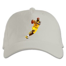 Бейсболка с принтом Джеймс Леброн - белая